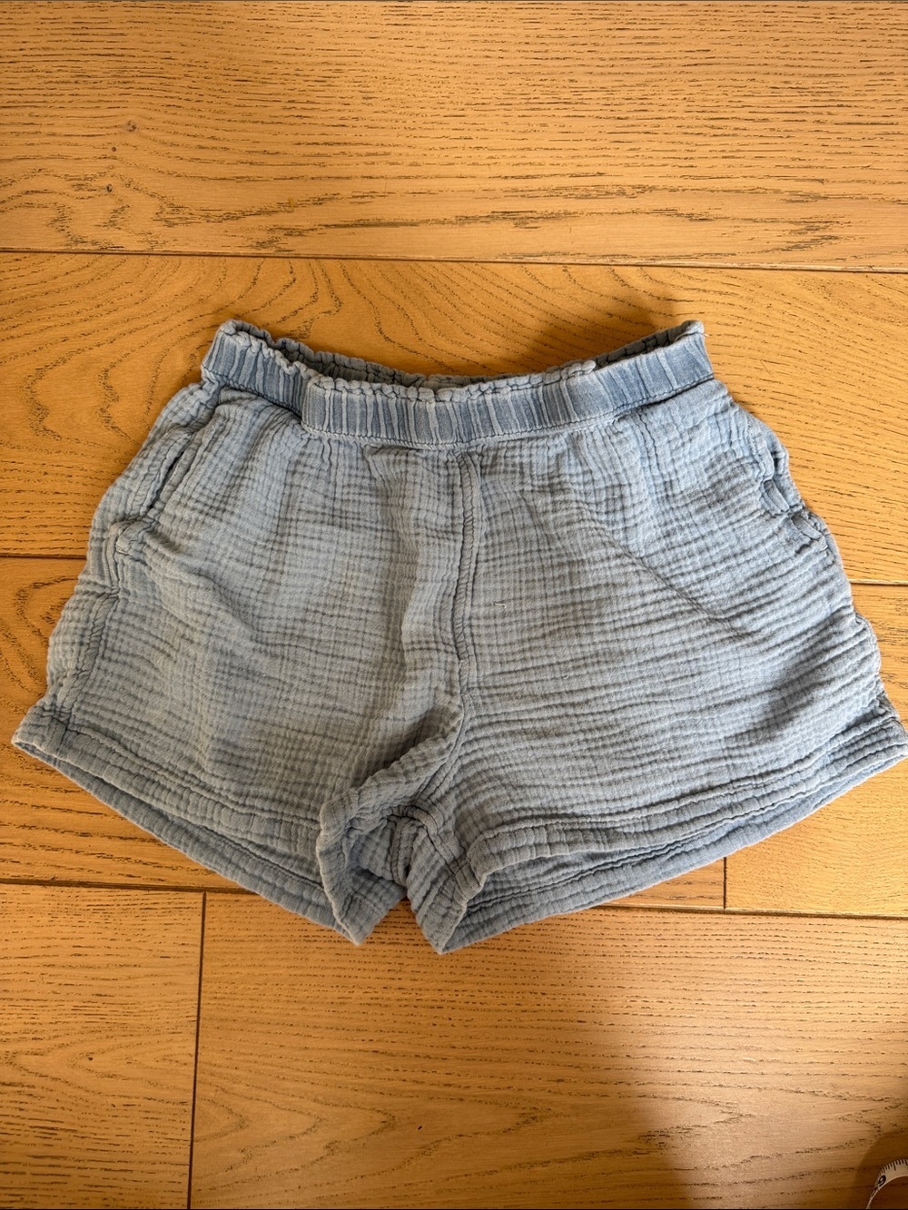 GAP Kids Light Blue Gauze Elastic Waist Athletic Shorts
